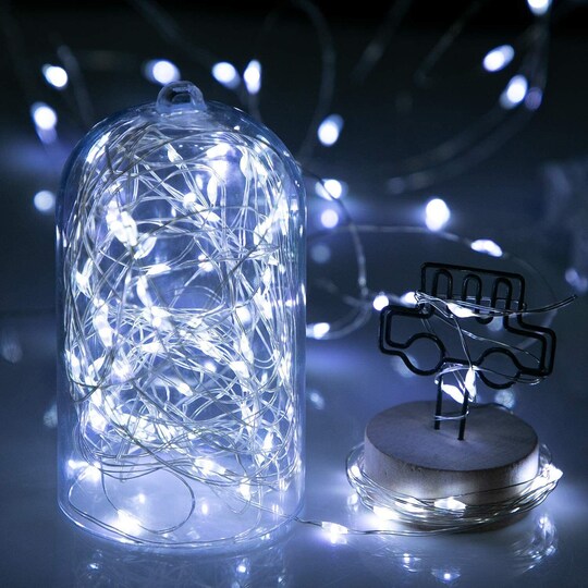 cigarette lighter fairy lights 100 LED Fairy Lights Plug in String Light Outdoor, Color: White cigarette lighter fairy lights 100 LED Fairy Lights Plug in String Light Outdoor, Color: White